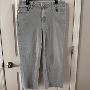 Chico's Light Gray Cropped Jeans